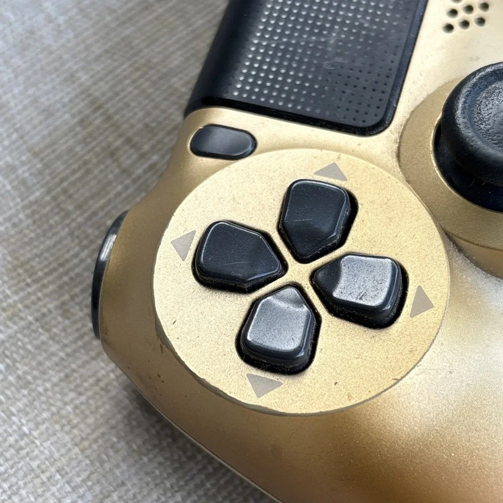Sony DualShock 4 Wireless Controller Gold PS4 PlayStation For Parts Repair